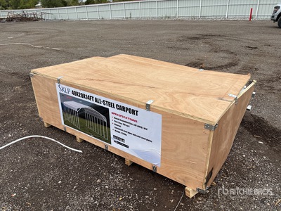 2026 SKLP SK-SC40 20 ft x 40 ft 40 Ft x 20 Ft Carport (Unused)