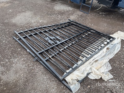 2026 SKLP SK-14BL 14 ft x 7 ft 6 in Steel 14 Ft Bl-Parting Weought Iron Driveway Gate (Unused)