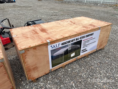 2026 SKLP SK-SC40 20 ft x 40 ft 40 Ft x 20 Ft Carport (Unused)