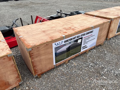 2026 SKLP SK-SC40 20 ft x 40 ft 40 Ft x 20 Ft Carport (Unused)