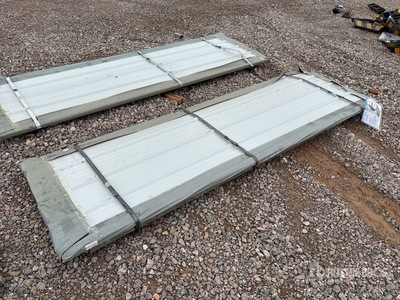 Quantity of (50) 2026 SKLP SK-XH50 3 Ft x 10 Ft Galvalume Steel Sheets (Unused)