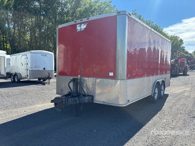 2015 Team Spirit Trailers TSCR-10216T2 16 ft T/A Gesloten aanhangwagen