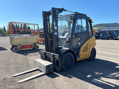 2007 Linde H40D 8000 lb Pneumatic Tire Forklift