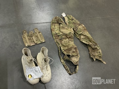 (11) Pairs of Extreme Cold Weather Trousers, (6) Pairs of Boots & Assorted Items