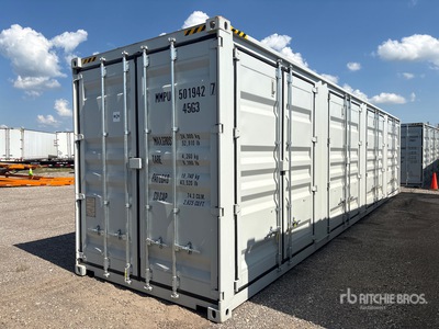 2026 40 ft High Cube Multi-Door Storage Container