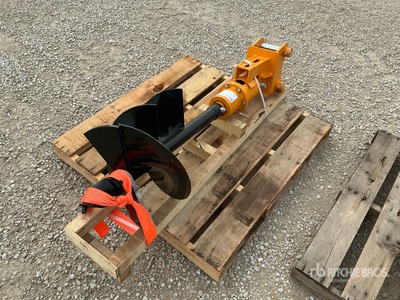 2026 GIYI Tarière pour excavatrice - Fits Cat 303 (Unused)