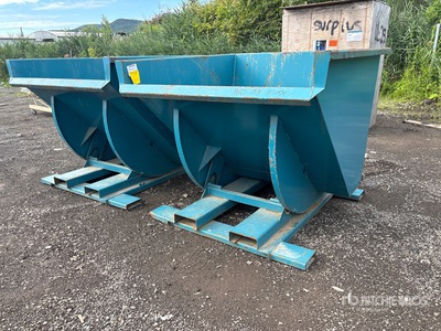 Quantity of (2) Self-Dumping Hopper