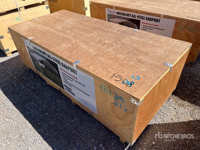 2026 SKLP SK-SC40 40 ft x 20 ft Carport (Unused)