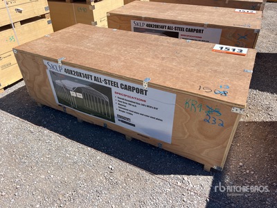 2026 SKLP SK-SC40 40 ft x 20 ft Carport (Unused)