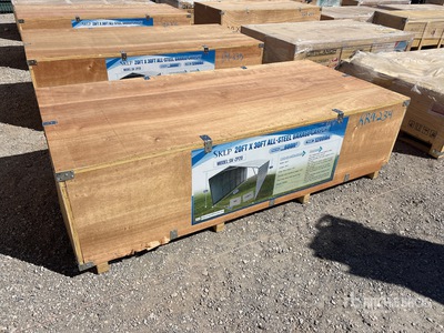 2026 SKLP SK-ZP20 20 ft x 30 ft All-Steel Tettoia per Auto (Unused)