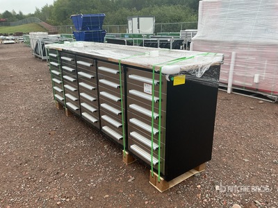 Steelman 10 ft 30-Drawer Werkbank (Unused)