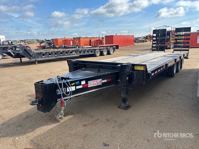 2023 BWS 29 ft Tri/A Equipment Trailer