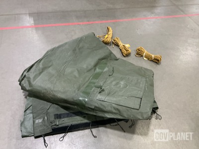 (8) Tent Sections & (247) Bundles of Tent Line