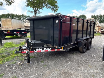 2025 Trailmax Dt27 16 ft T/A Dump Utility Trailer