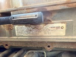 Engine with Emission Label