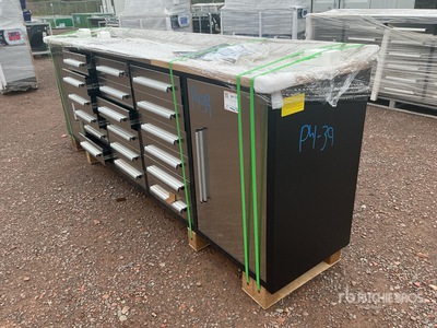 Steelman 10 ft 18-Drawer Werkbank (Unused)