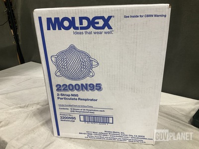 (11,040) Moldex 2200N95 2-Strap N95 Particulate Respirator Masks