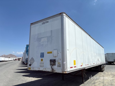 1999 Wabash 53 ft x 102 in T/A Van Trailer