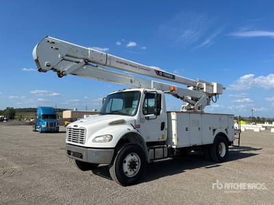 2013 Terex Hi Ranger 5TC-55 55 ft on 2014 Freightliner M2 106 4x2 Cable Placer Bucket Truck