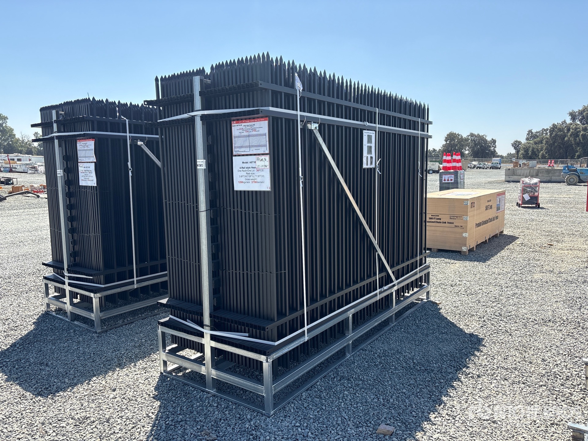 2026 MTO A0710-30 10 ft x 7 ft Powder Coated Fencing