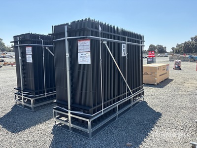 2026 MTO A0710-30 10 ft x 7 ft Powder Coated سياج