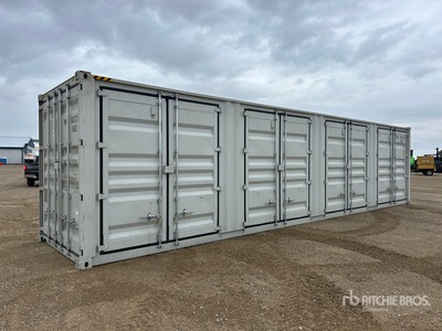 2026 40 ft High Cube Multi-Door Storage Container