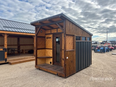 8 Ft x 10 Ft Wooden Sauna (Unused)