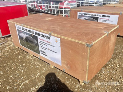 2026 SKLP SK-SC40 20 ft x 40 ft All-Steel Carport (Unused)