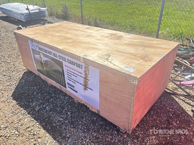2026 SKLP SK-SC40 20 ft x 40 ft All-Steel Carport (Unused)