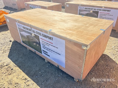 2026 SKLP SK-SC40 20 ft x 40 ft All-Steel Marquesina (Unused)