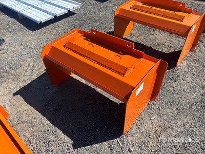 2025 Kit Containers QT-SP-10-23-PB 40 in Mini Empujador de nieve para minicargadora