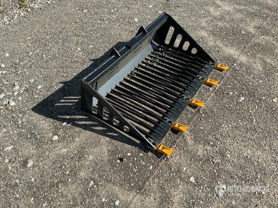 2026 GIYI GY-RB44 Rock Mini Skid Steer Bucket (Unused)