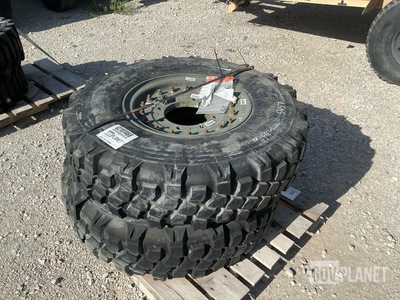 (2) Michelin 12.00R20 Tires w/Wheels