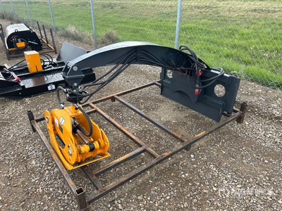 2026 GIYI GY-RG63 2200 lb Rotating Skid Steer Grapple (Unused)