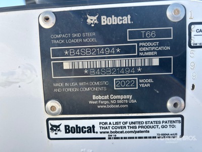 2022 Bobcat T66 Compact Track Loader