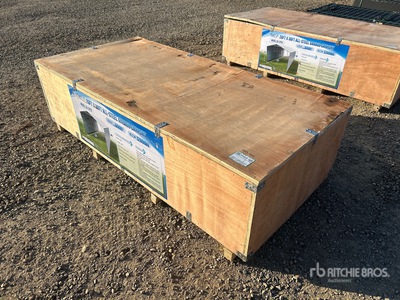 2026 SKLP SK-ZP20 20 ft x 30 ft All-Steel Enclosed Carport (Unused)