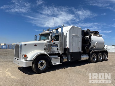 Tornado Global Hydrovacs F4 Eco-Lite on 2018 Peterbilt 367 8x4 Vacuum Excavator Truck