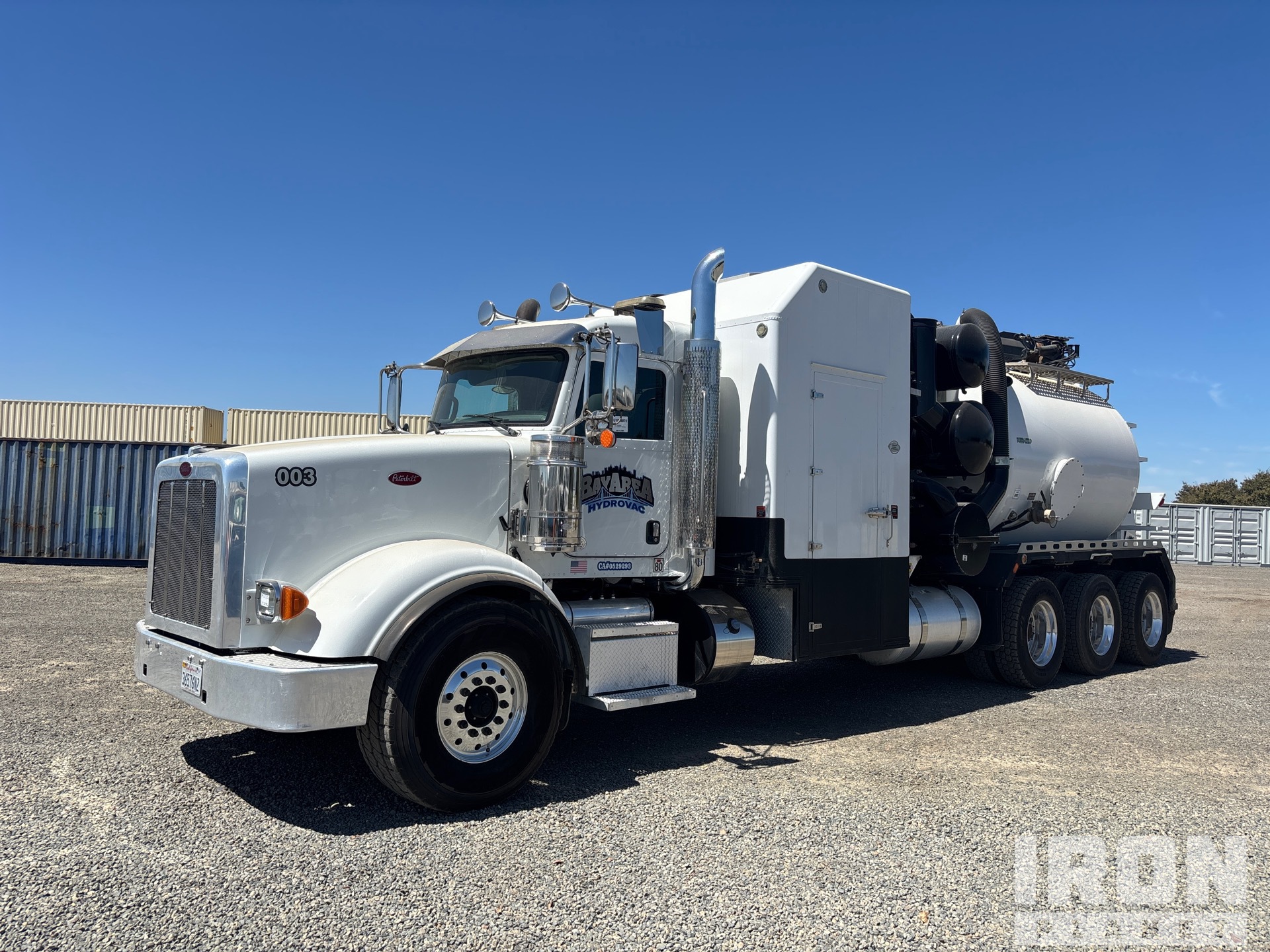 Tornado Global Hydrovacs F4ECO-LITE on 2018 Peterbilt 367 8x4 Vacuum Excavator Truck