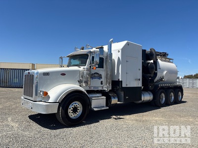 Tornado Global Hydrovacs F4ECO-LITE on 2018 Peterbilt 367 8x4 Vacuum Excavator Truck