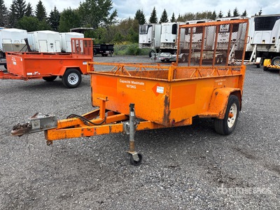 2014 Miska 8 ft S/A Utility Trailer