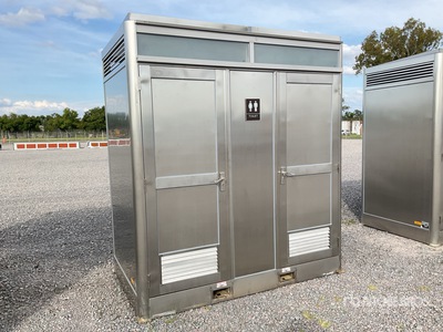 2026 Austin SST2213 2 Unit 7 ft 4 in x 4 ft 4 in 2 Person Skid-Mounted Baño Portatil (Sin Usar) / Tragbare Toilette (Unused)