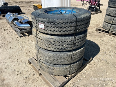 Quantity of (4) 11R24.5 Tires
