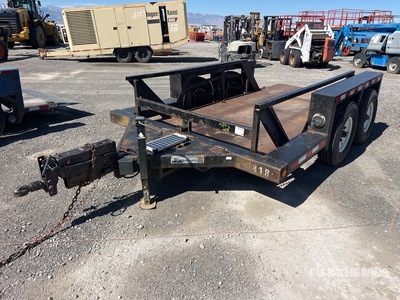 2005 JLG 14 ft T/A Remorque à Chargement au Sol