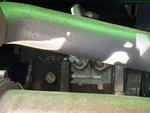 Engine with A/C Compressor