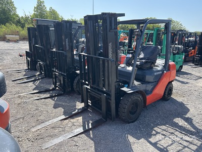 2019 Toyota 8FGU25 4500 lb Pneumatic Tire Forklift (Inoperable)