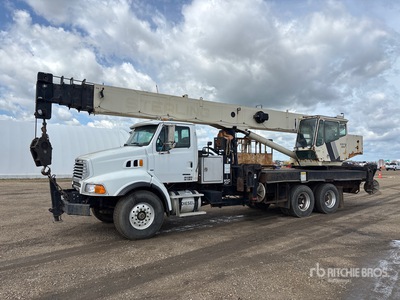 National 1800 80000 lb Straight Boom on 2007 Sterling LT9500 8x4 Boom Truck