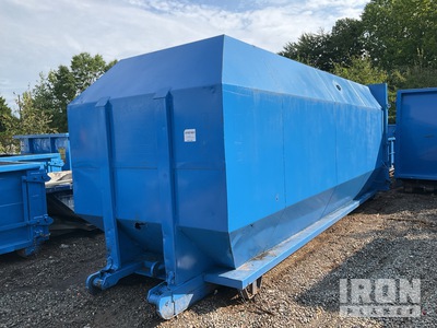 RJM Hook-Lift Trash Compactor Waste Container