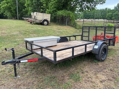 2024 Direct Trailer Source 6X12 12 ft S/A Utility Trailer