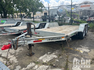 2017 Felling FT12ITIG 18 ft T/A Equipment Trailer