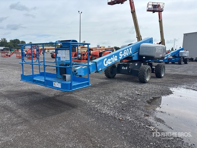 2015 Genie S60X 4WD Diesel Telescopic Boom Lift
